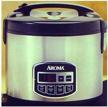 Aroma ARC-960SB 10-Cup Sensor Logic Rice Cooker & Food Steamer
