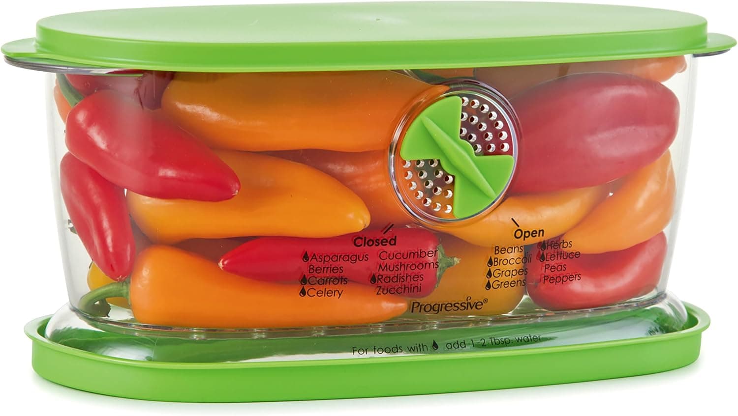 PrepSolutions Fresh Fruit and Vegetable Keeper Green Vented