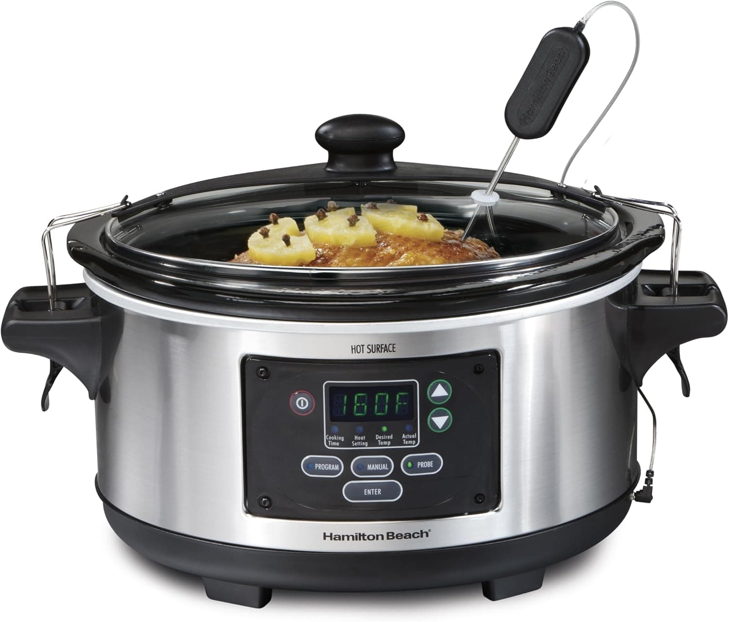Hamilton Beach Portable 6 Quart Set & Forget Programmable Slow Cooker (33969A)