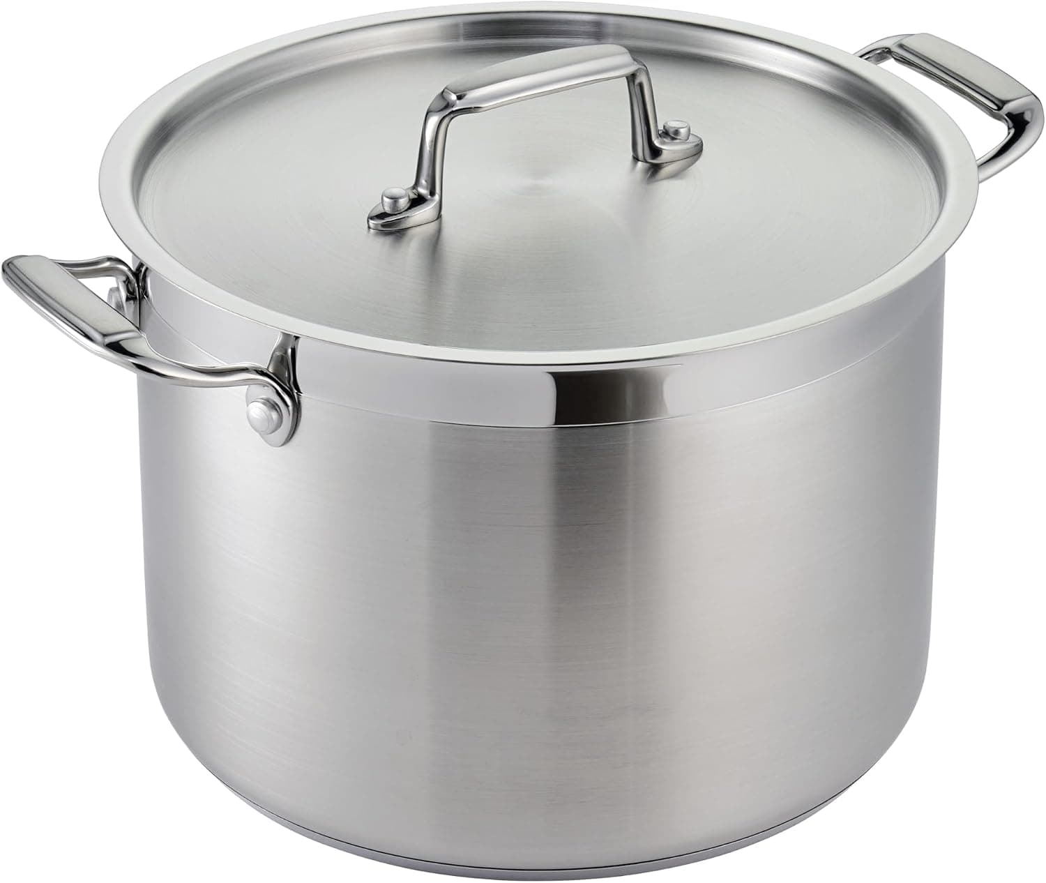 Tramontina Gourmet Stainless Steel 20-Quart Stock Pot with Lid