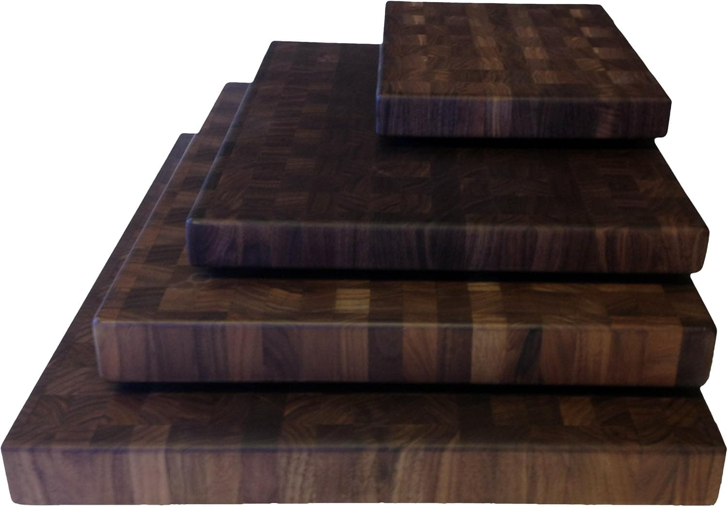 Walnut End Grain Hardwood Butcher's Chopping Block, 9x12in