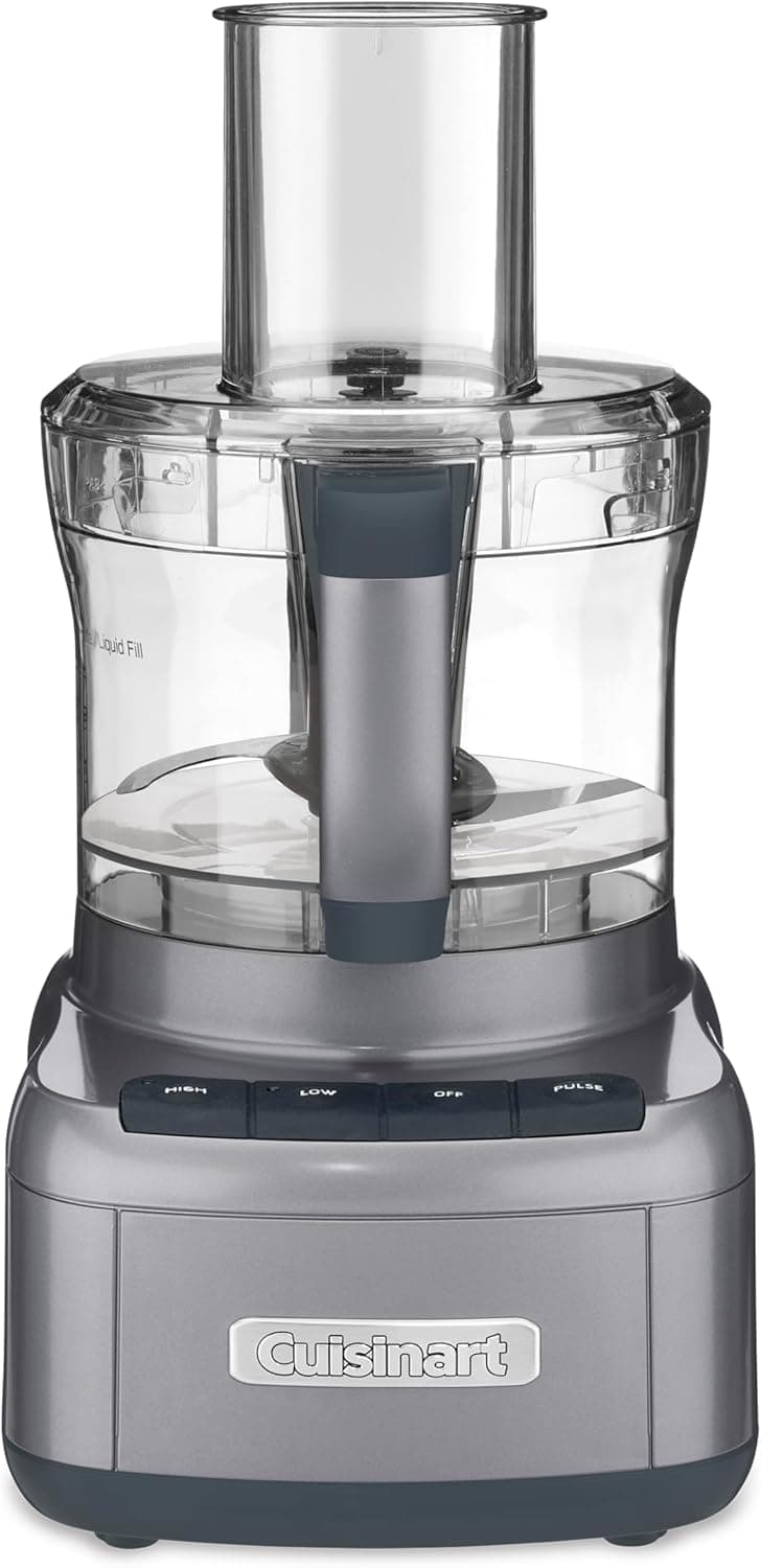 Cuisinart FP-8GMP1 Elemental 8 Cup Food Processor, Gunmetal