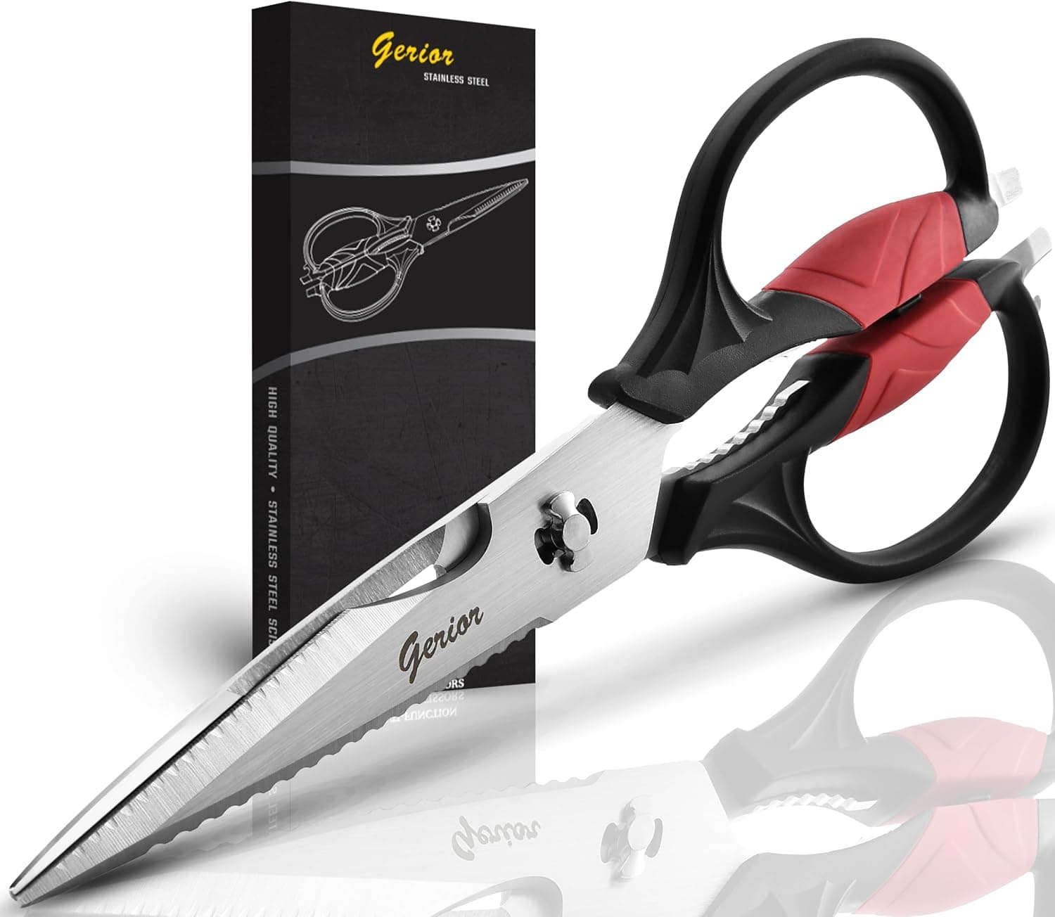 Gerior Heavy Duty Come Apart Kitchen Shears, 9.25 Inch