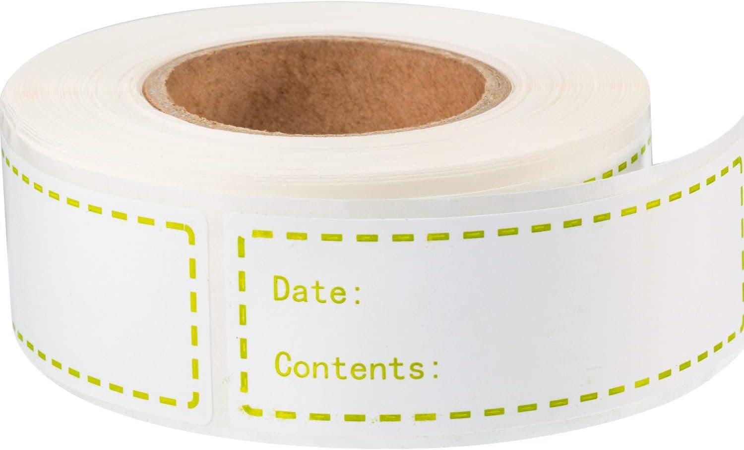 300 Pieces Removable Freezer Labels 1 x 3 Inch Food Storage Stickers (Green)
