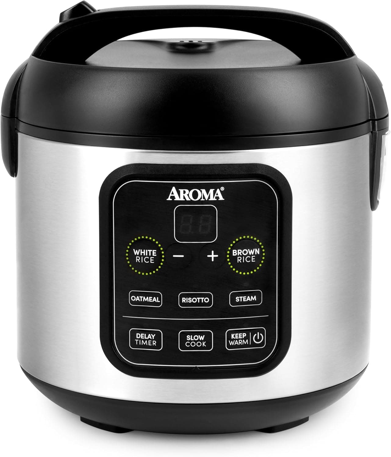 Aroma Housewares ARC-994SB Rice & Grain Cooker, 8-cup cooked, Stainless Steel
