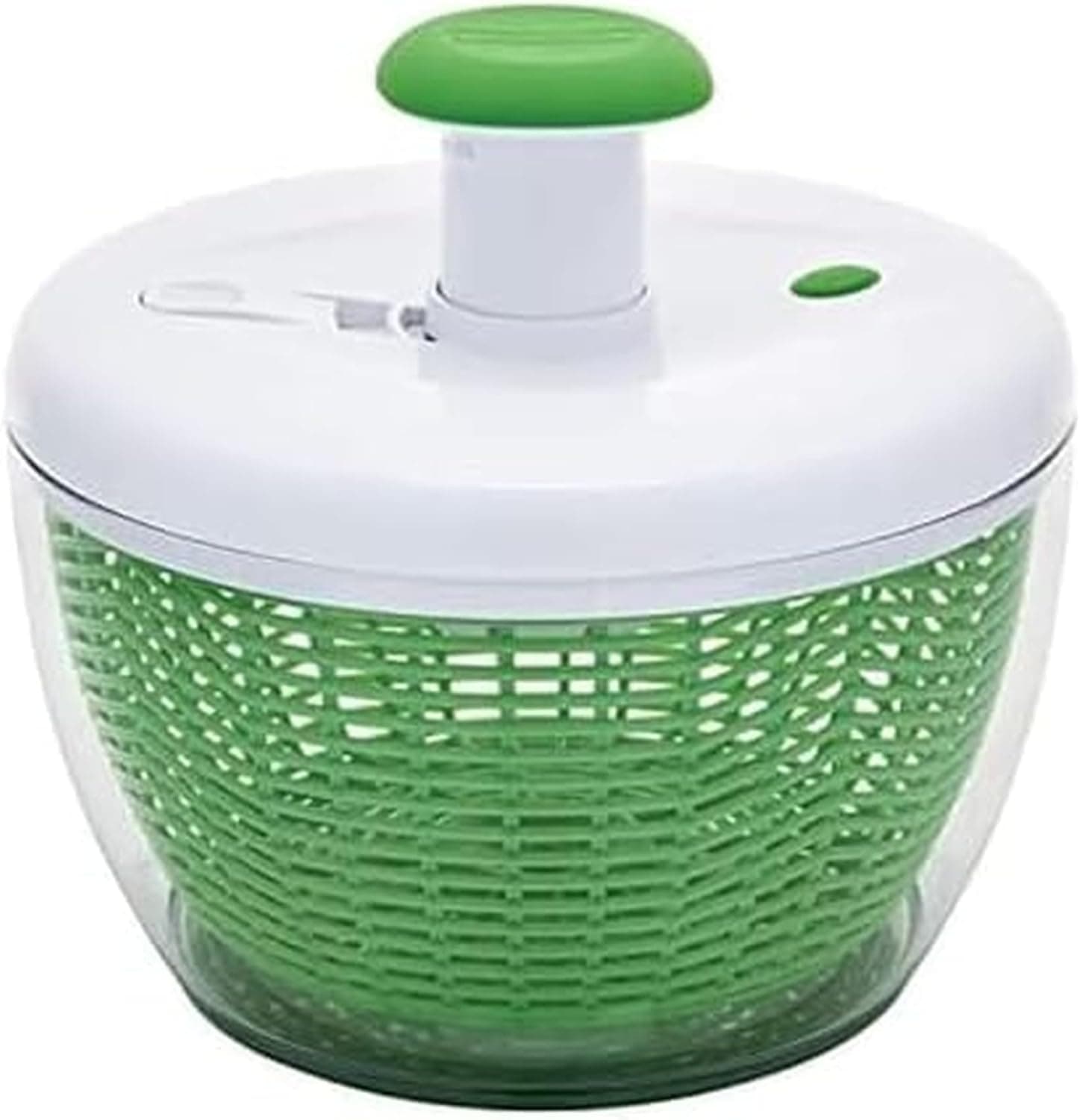 Farberware Pro Pump Salad Spinner, 6.6 Quart, Green