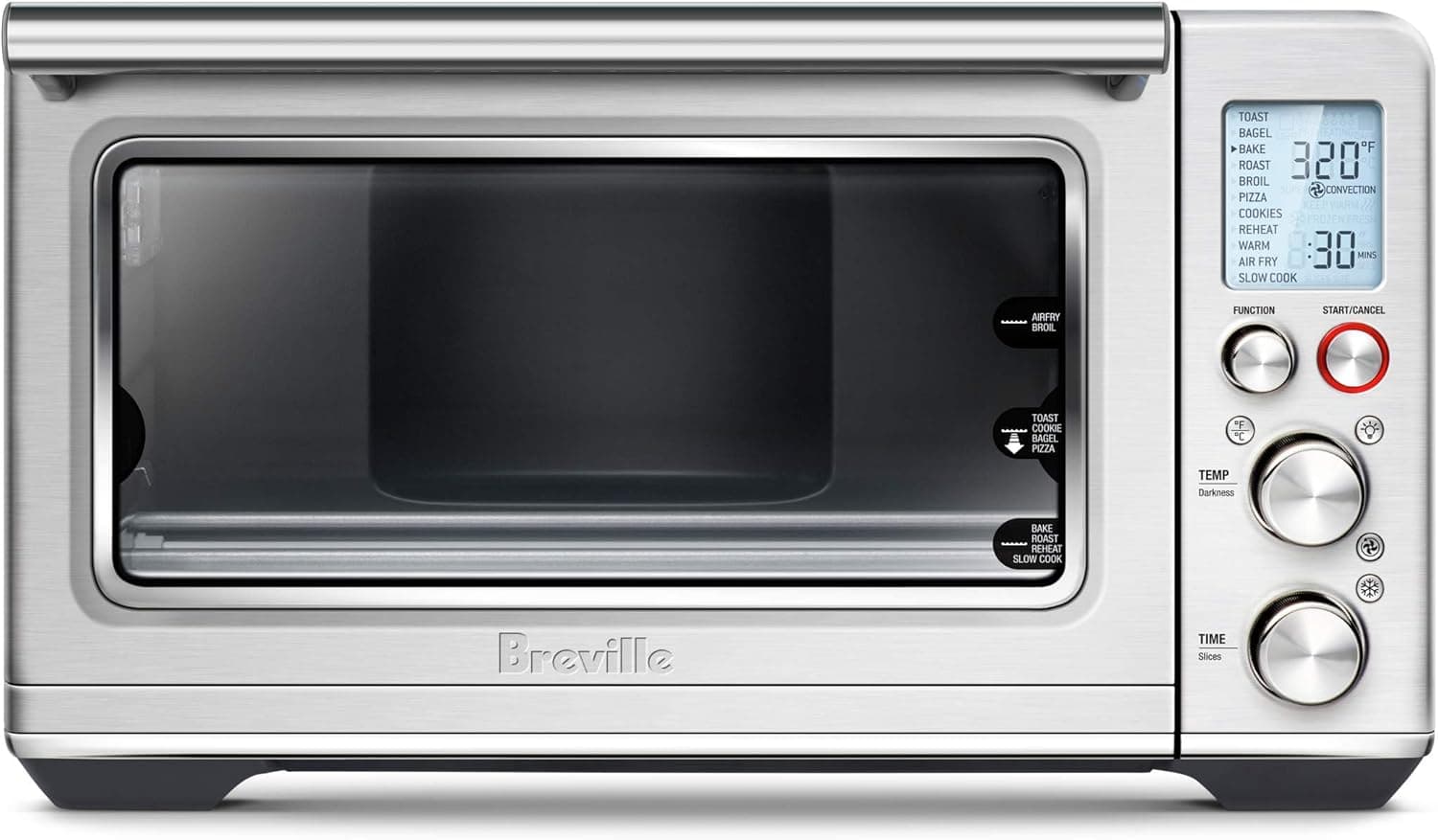 Breville BOV860BSS Smart Oven Air Fryer, Brushed Stainless Steel, 11 Functions
