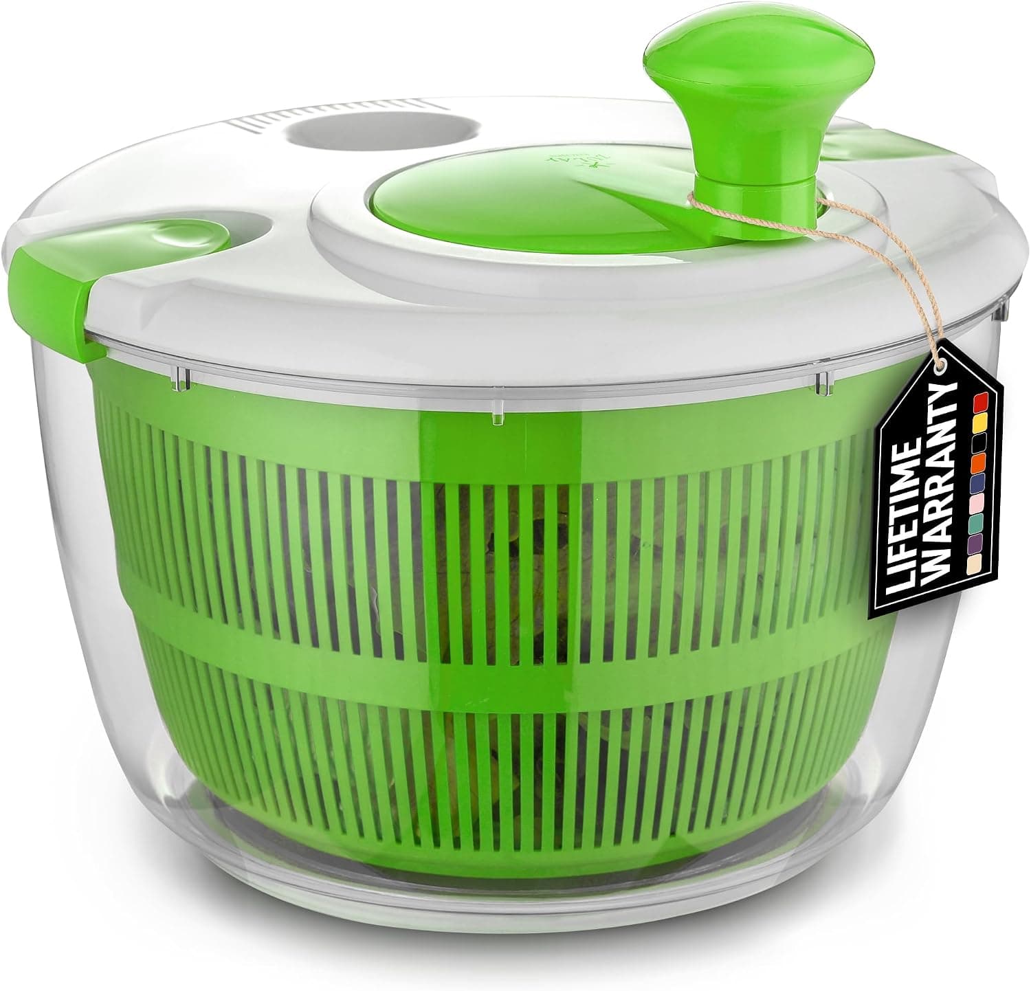 Zulay Kitchen Salad Spinner Large 5L (Green)