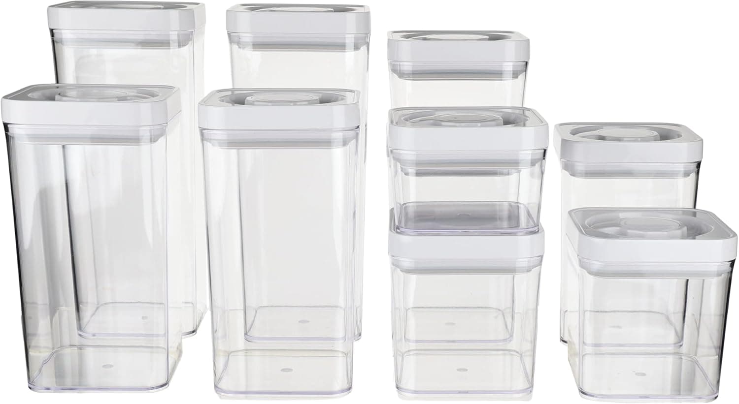 Amazon Basics Airtight Food Storage Containers 10-Piece Square