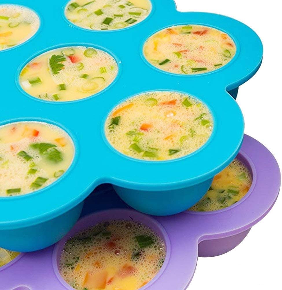 Sensible Needs Silicone Egg Bites Molds, 2-Pack (Fits 5,6,8 qt)