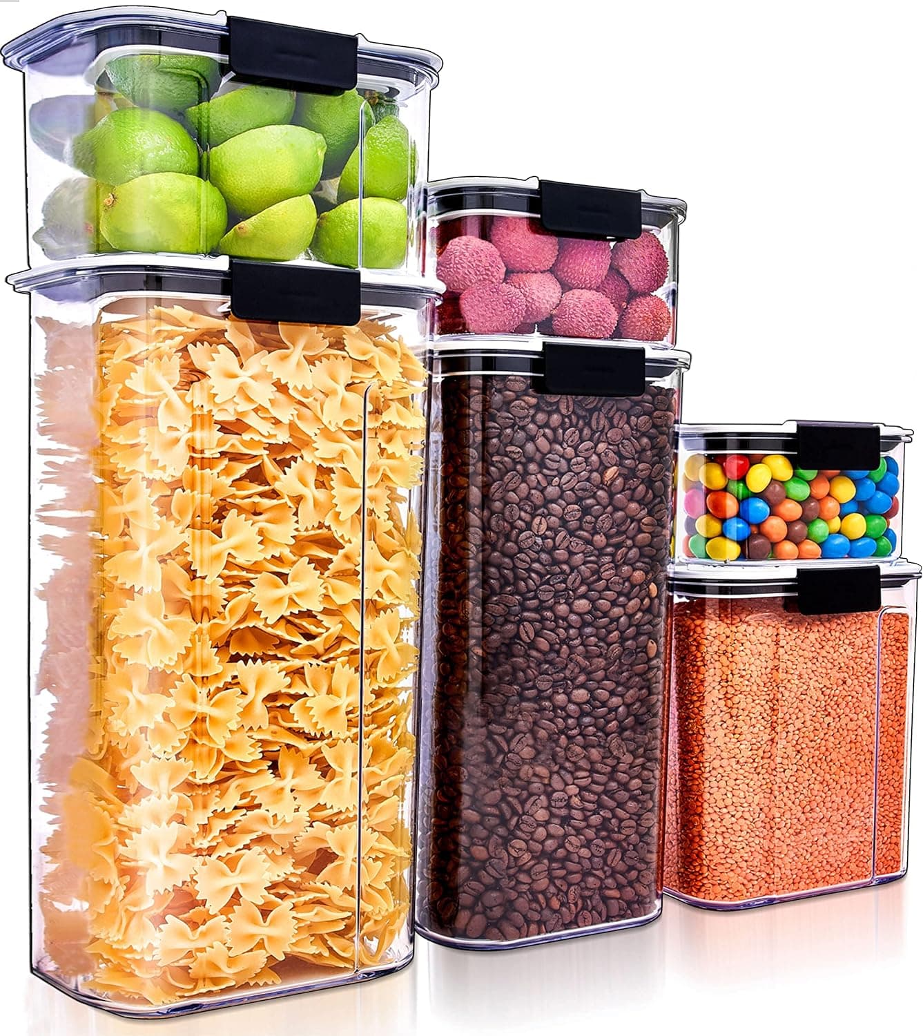 Fullstar Airtight Pantry Food Storage Containers Set with Lids